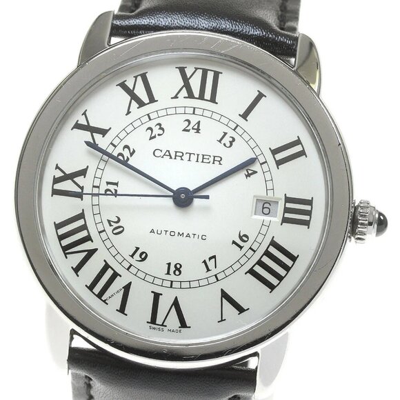 CARTIER Ronde SoloXL Date Silver Dial Automatic Men's Watch_849580 - Picture 1 of 7